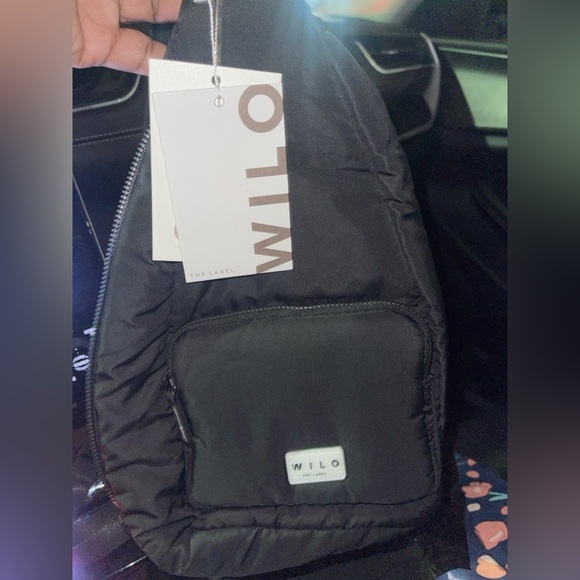 WILO Black Sling Backpack - Compact Crossbody Pack main image 6